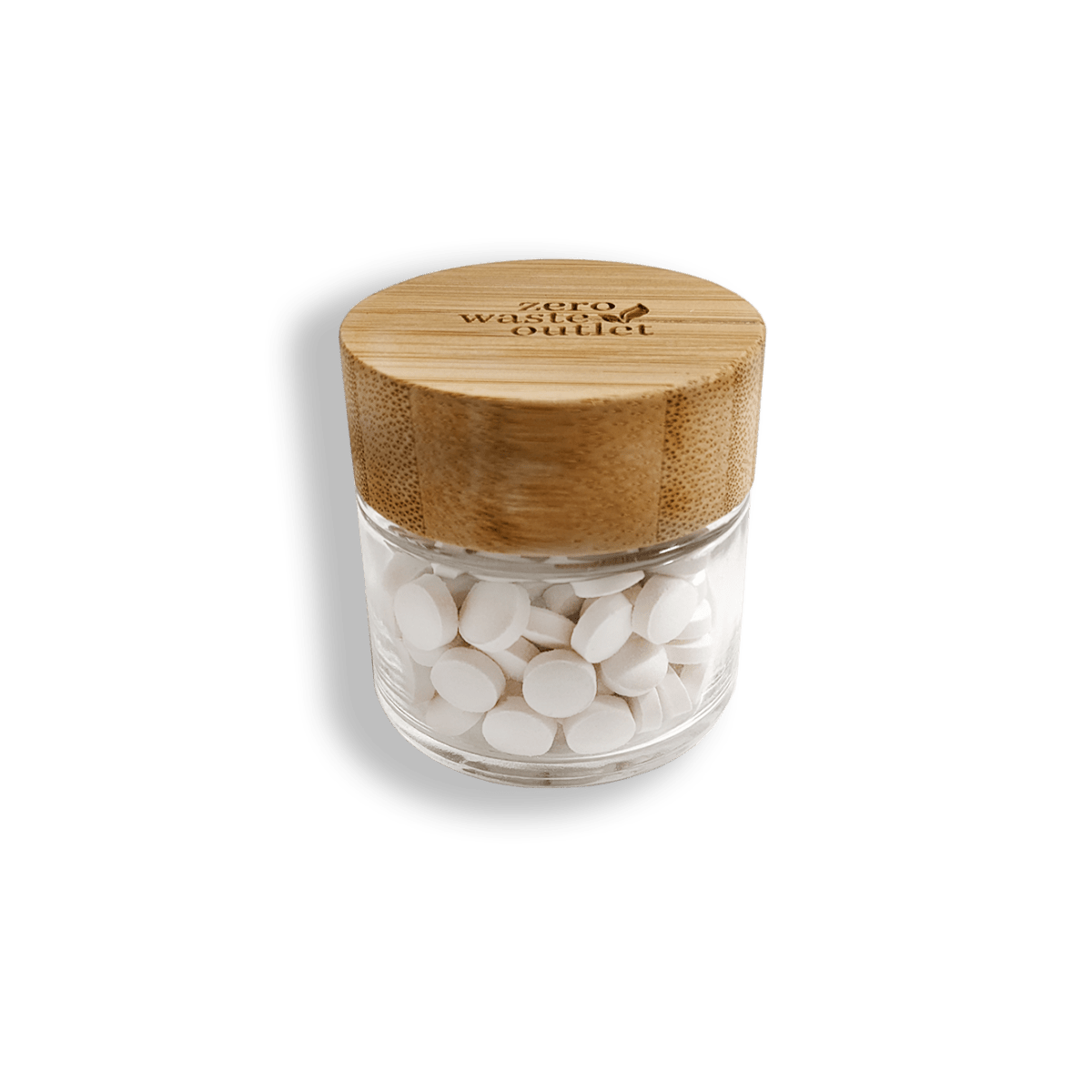 Glass Jar For Tooth Tablets - Empty - Zero Waste Outlet