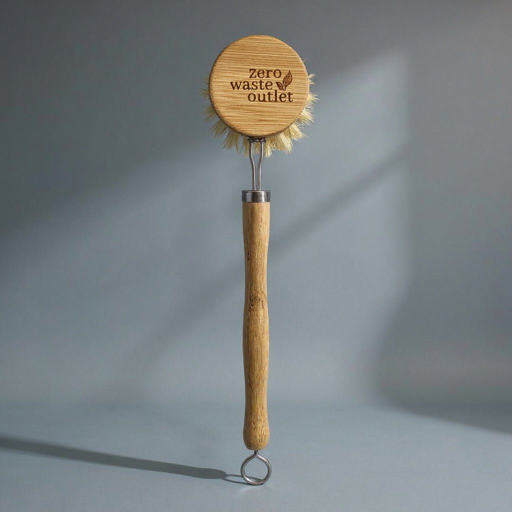 Long Handle Pot Brush With Replaceable Head - Zero Waste Outlet