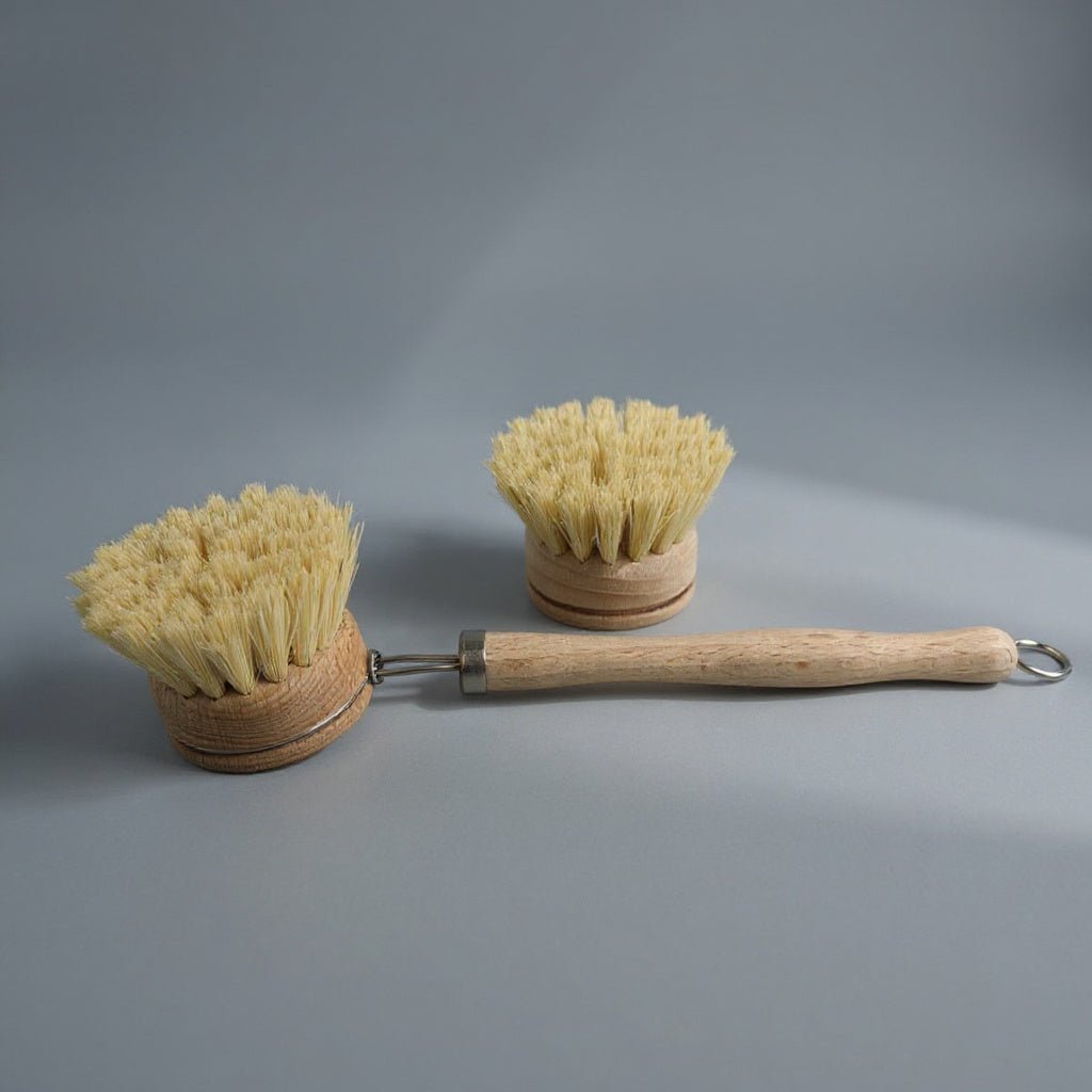 Long Handle Pot Brush With Replaceable Head - Zero Waste Outlet