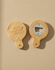 Magnetic Bamboo Bottle Opener - Zero Waste Outlet