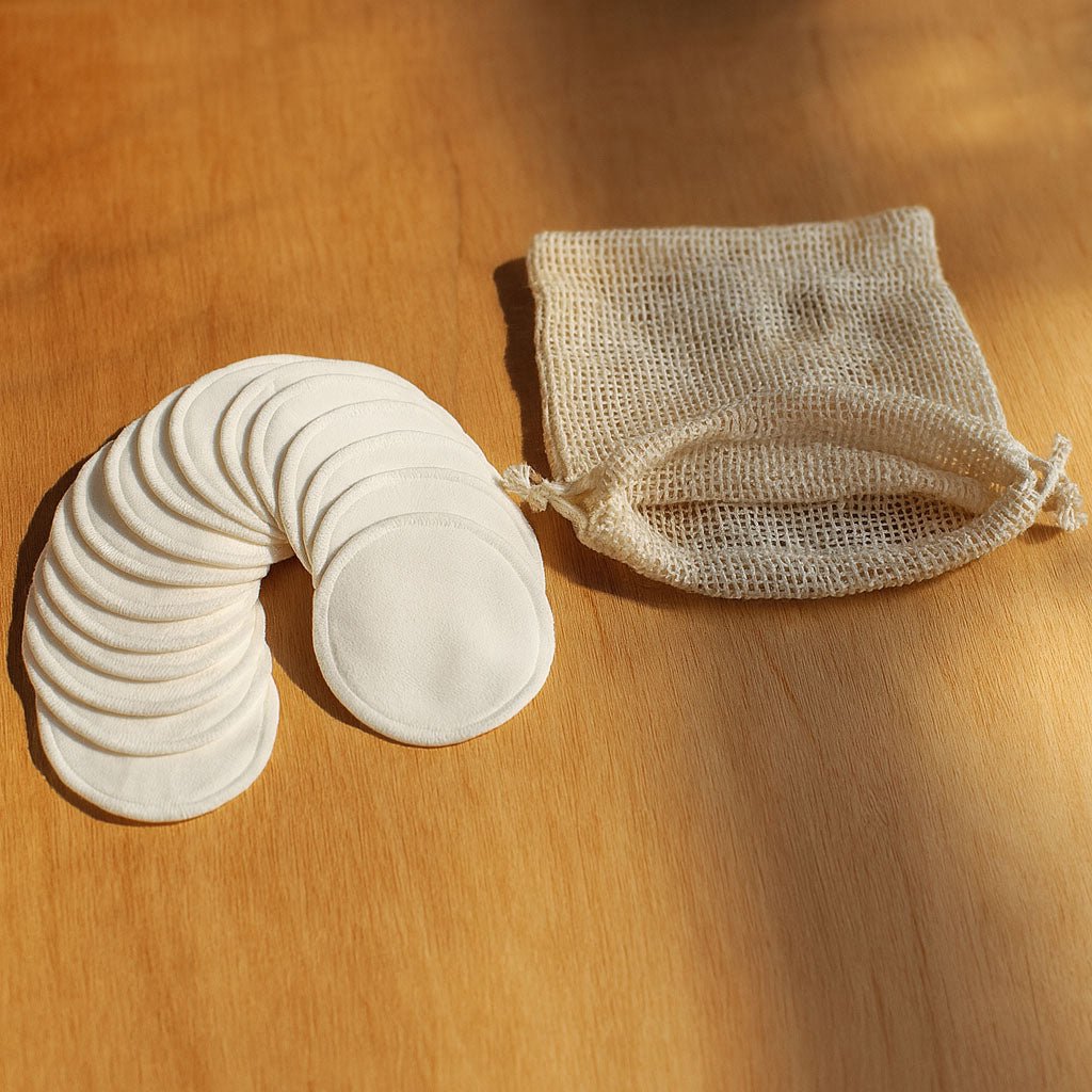 Makeup Remover Pads - 15 Count with Bag - Zero Waste Outlet