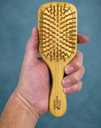 Mini Paddle Style Bamboo Hairbrush - Zero Waste Outlet