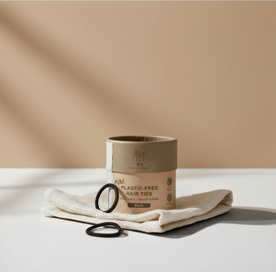 Mini Plastic-Free Hair Ties - 40 Pack - Zero Waste Outlet