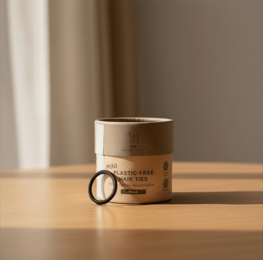 Mini Plastic-Free Hair Ties - 40 Pack - Zero Waste Outlet