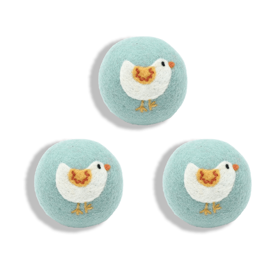 Organic Wool Dryer Balls 3 - Pack - Zero Waste Outlet