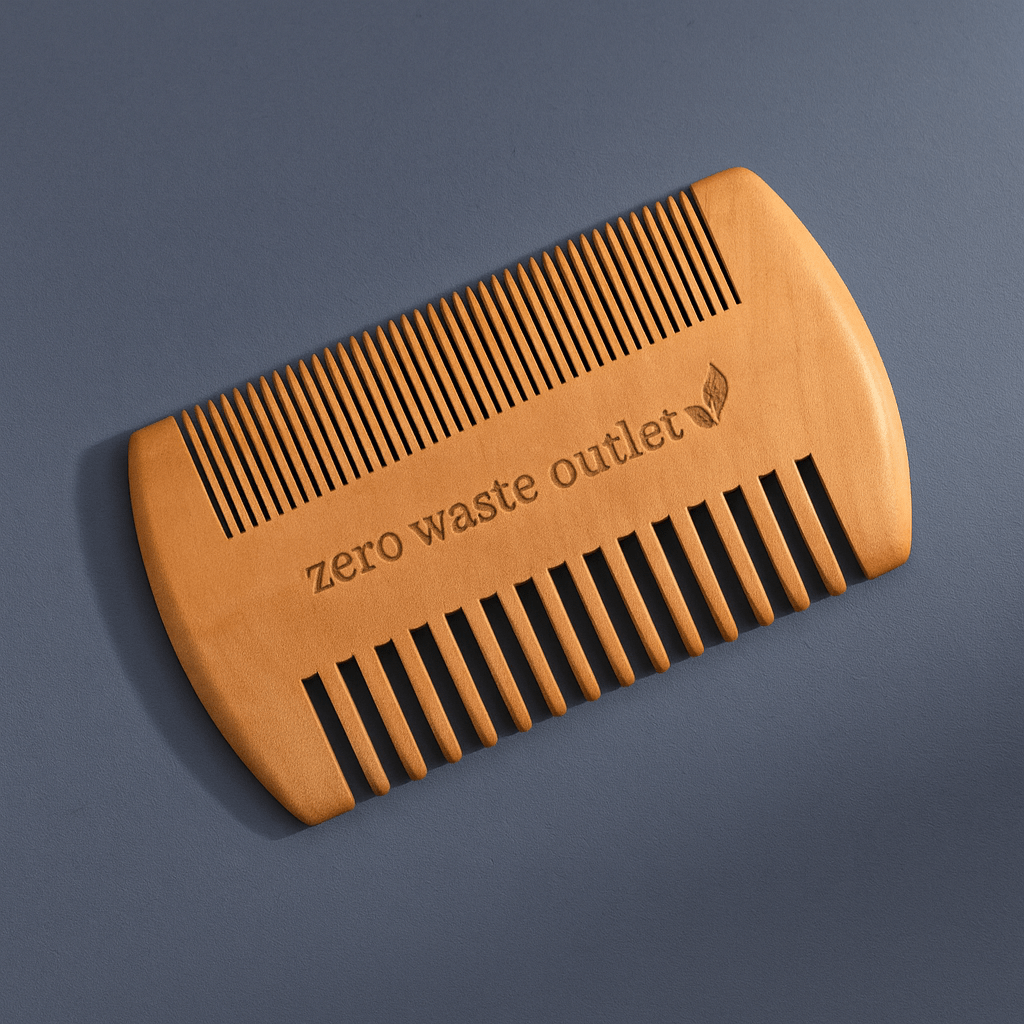 Pear Wood Pocket Comb - Zero Waste Outlet