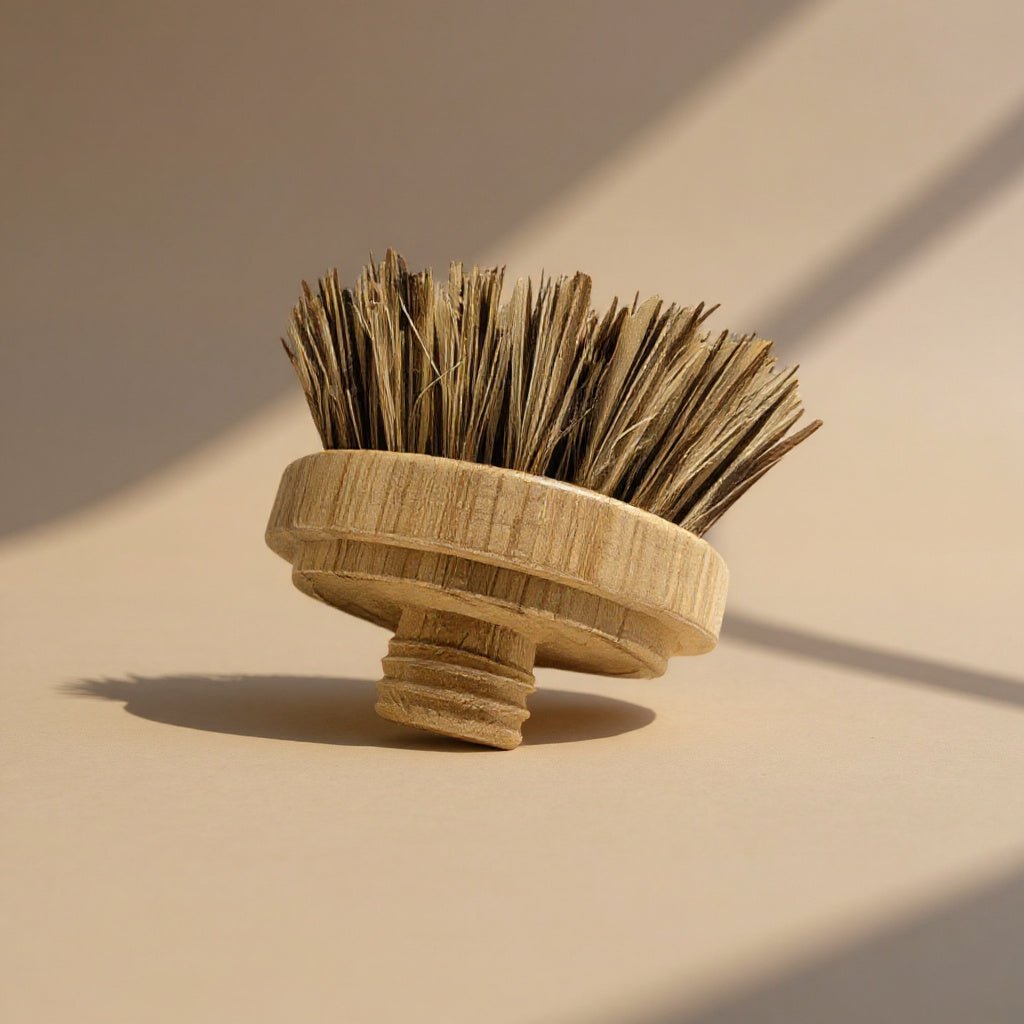 Replacement Screw on Heads For Modular Bamboo Brushes - Zero Waste Outlet