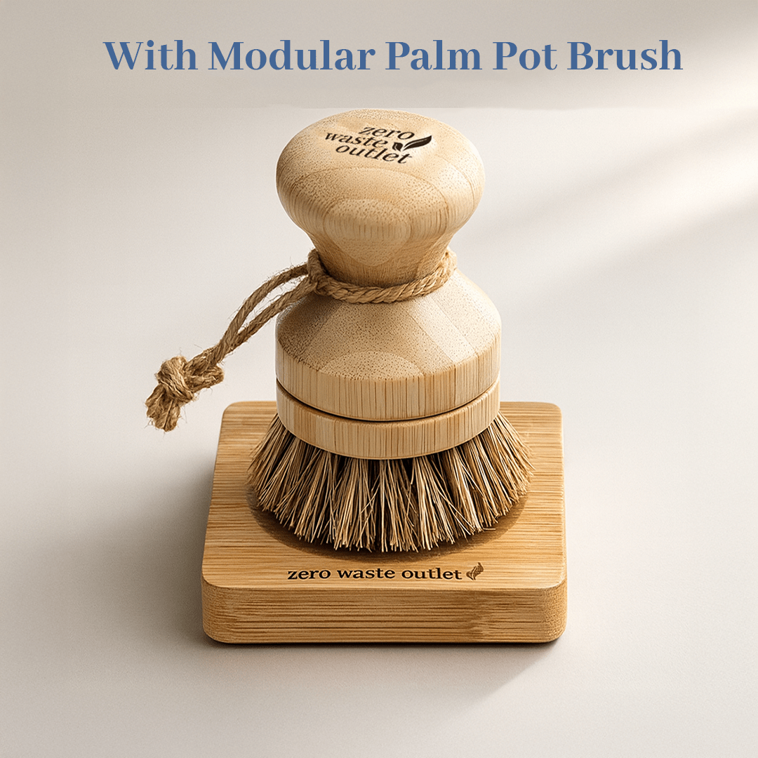 Small Square Bamboo Soap Dish - Zero Waste Outlet