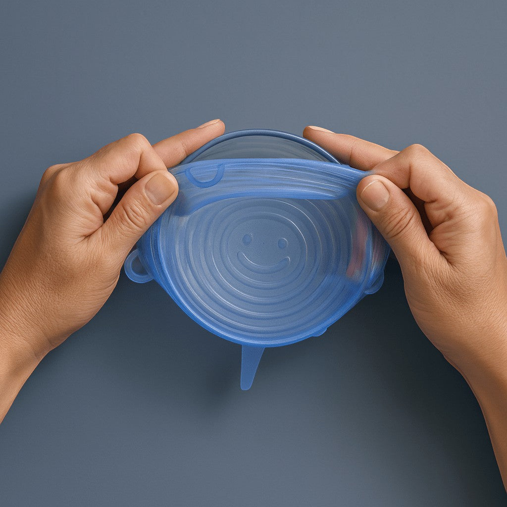 Stretchy Bowl Lids 6 Pack - Food - Safe Silicone - Zero Waste Outlet