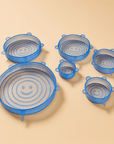Stretchy Bowl Lids 6 Pack - Food - Safe Silicone - Zero Waste Outlet