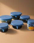 Stretchy Bowl Lids 6 Pack - Food-Safe Silicone - Zero Waste Outlet