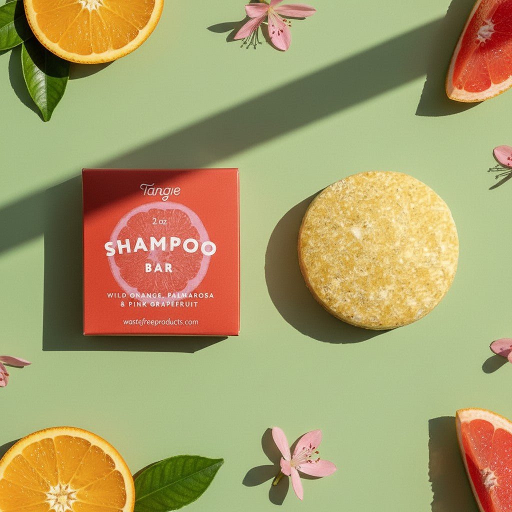 TANGIE - CITRUS - Shampoo Bar for Shine - Zero Waste Outlet
