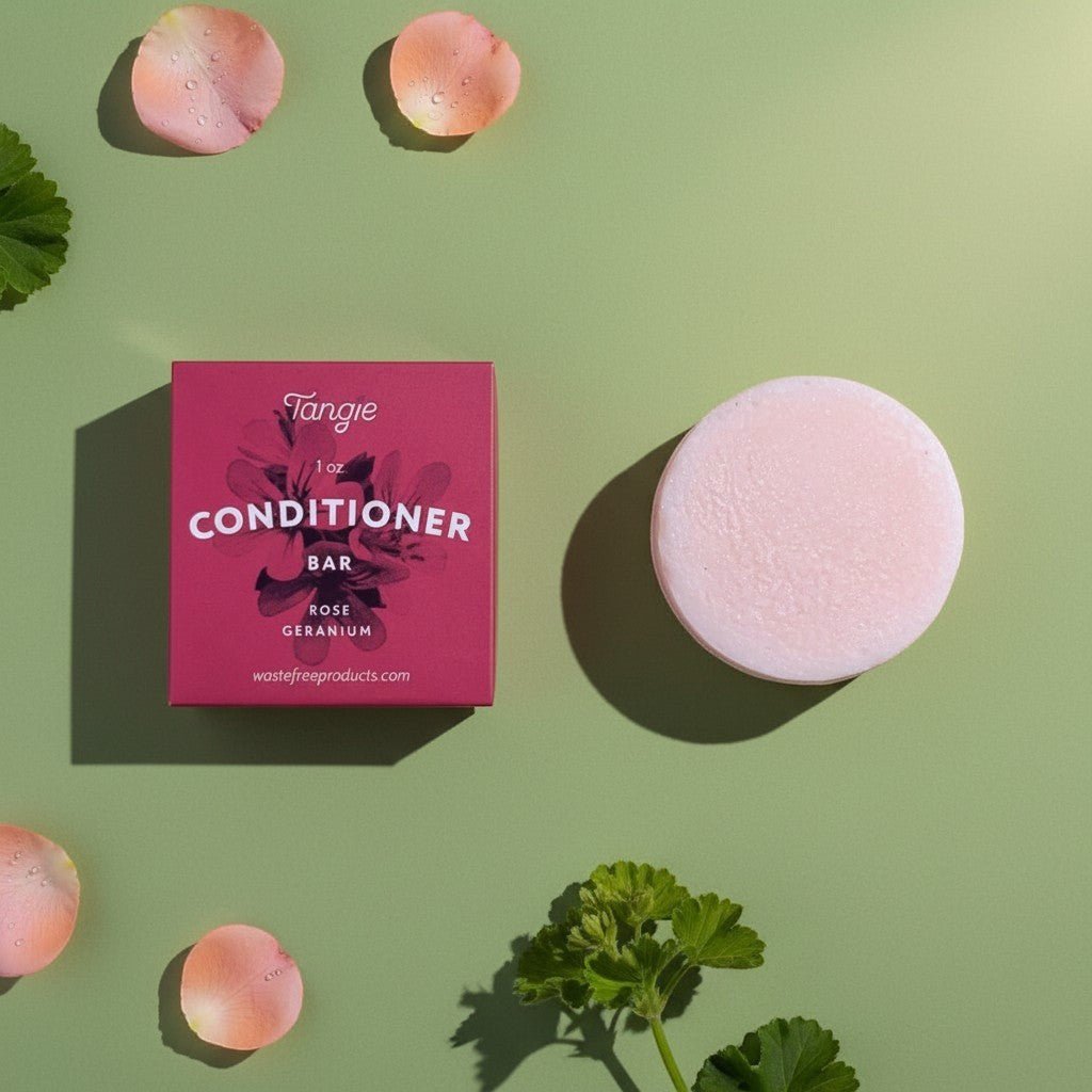 TANGIE - ROSE & GERANIUM - Conditioner Bar - Zero Waste Outlet