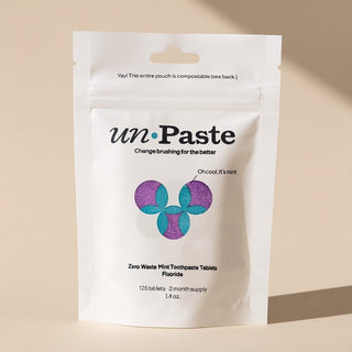 Unpaste - Fluoride Mint Toothpaste Tablets (125 ct) - Zero Waste Outlet