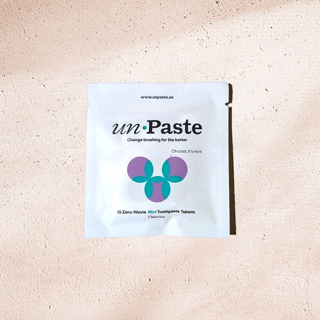 Unpaste - Fluoride Mint Toothpaste Tablets (125 ct) - Zero Waste Outlet
