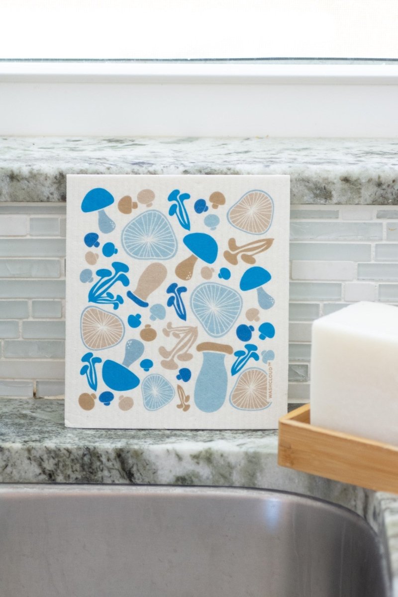 WASHCLOUD® - BLUE SHROOM - No Tox Life® - Zero Waste Outlet