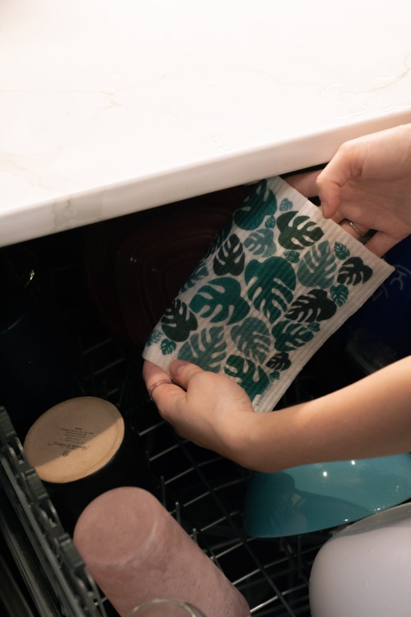 WASHCLOUD® - MONSTERA FLORA - No Tox Life® - Zero Waste Outlet