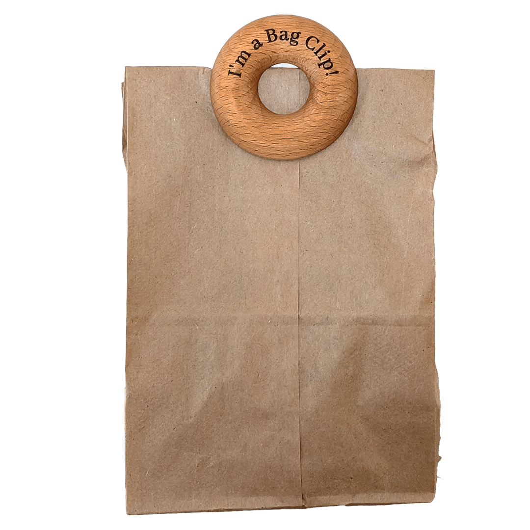 Wooden Bag Clip – Zero Waste Outlet