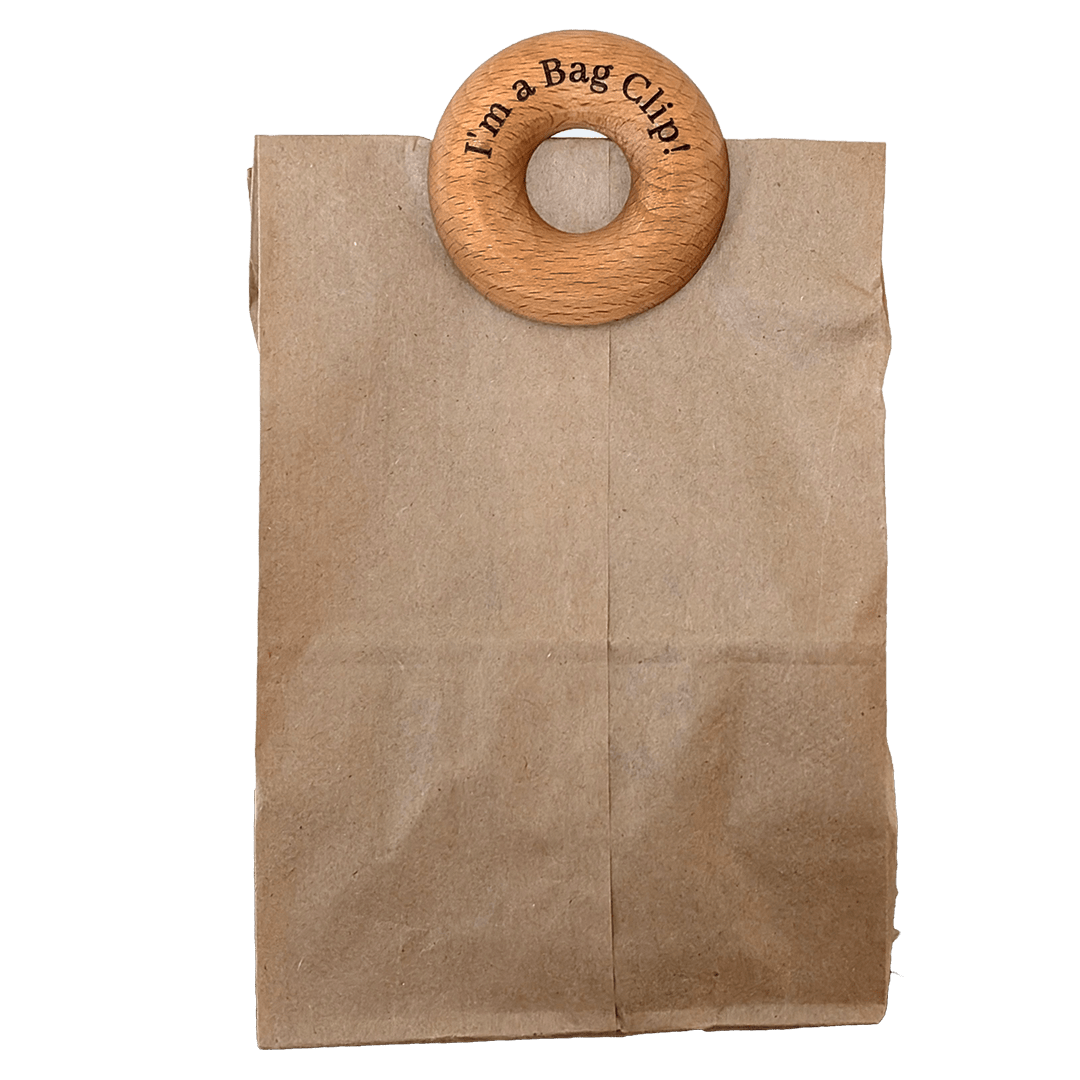 Wooden Bag Clip - Zero Waste Outlet