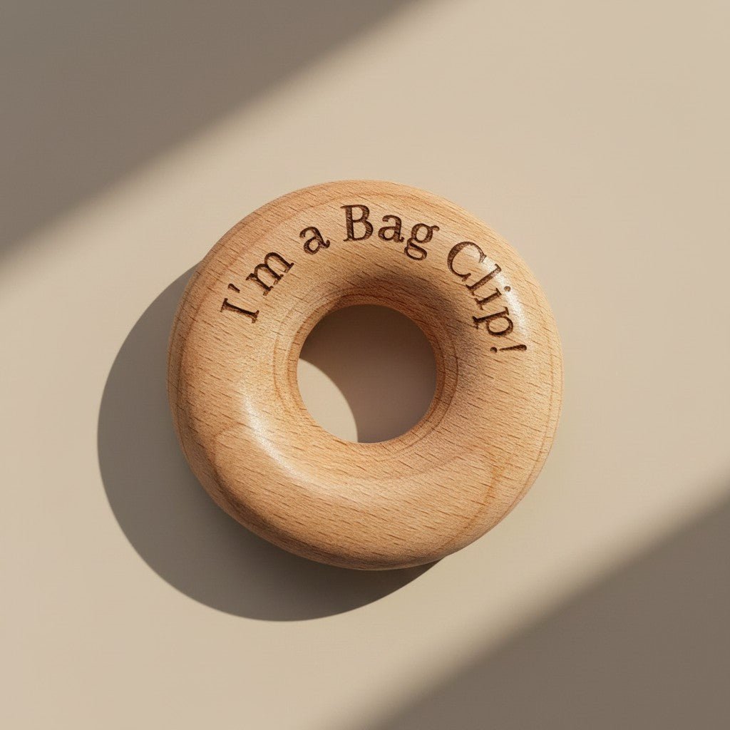 Wooden Food Storage Bag Clip - Reusable - Zero Waste Outlet