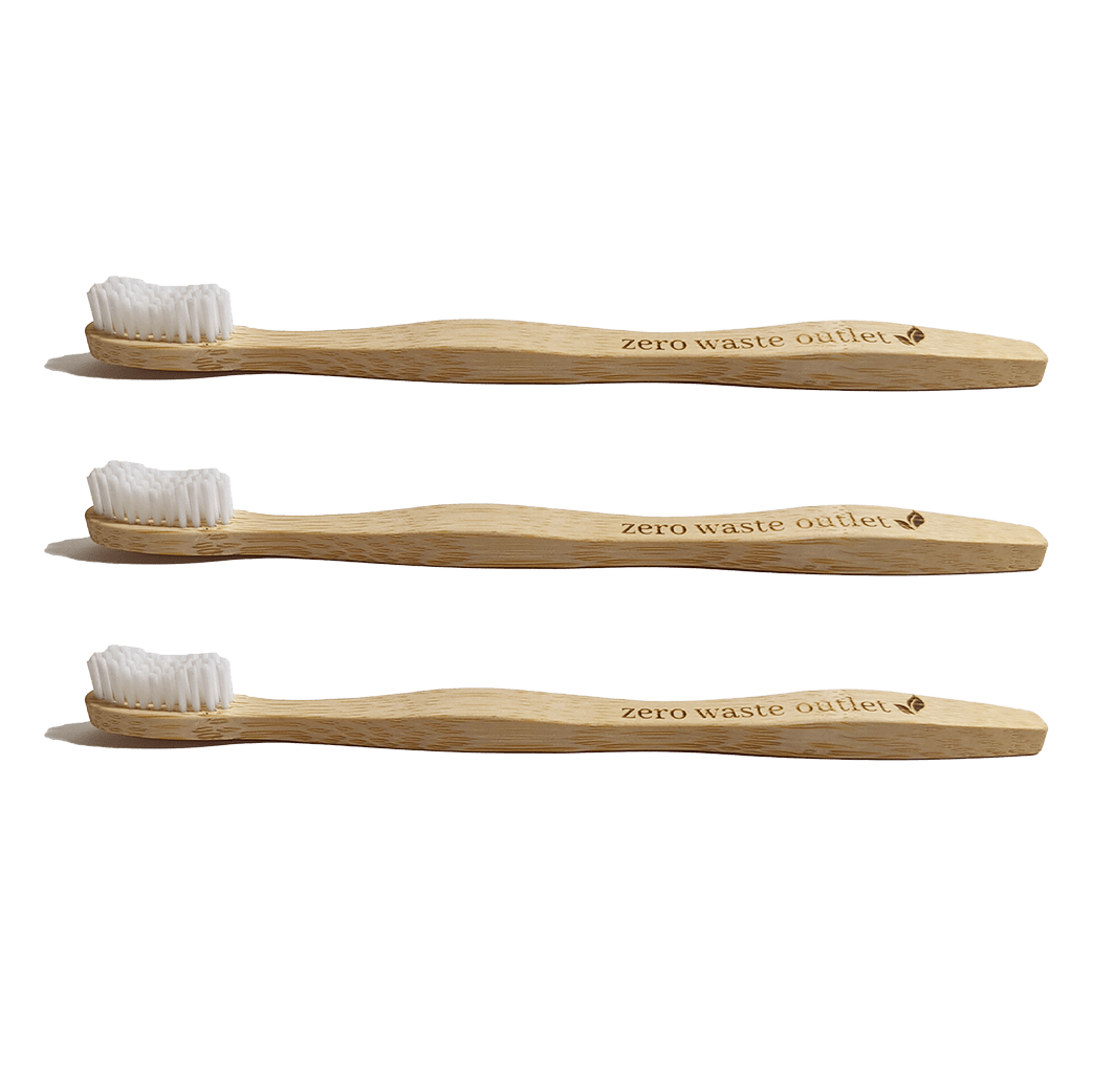 Adult Bamboo Toothbrushes - Modern Design & Sustainable – Zero Waste Outlet