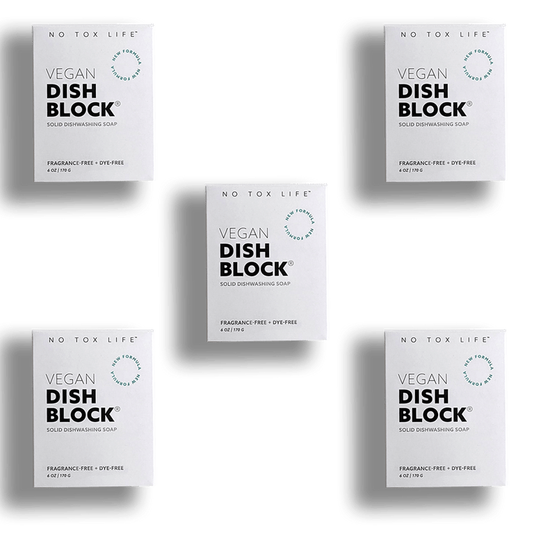 Zero Waste Dish Washing Block Looks & Works Great, No Plastics, Vegan