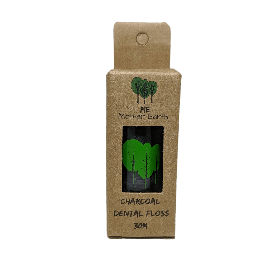 Eco Bamboo-Charcoal Floss VEGAN - Glass/Metal/Bamboo - Zero Waste Outlet