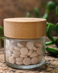 Glass & Bamboo Jar - Zero Waste Outlet