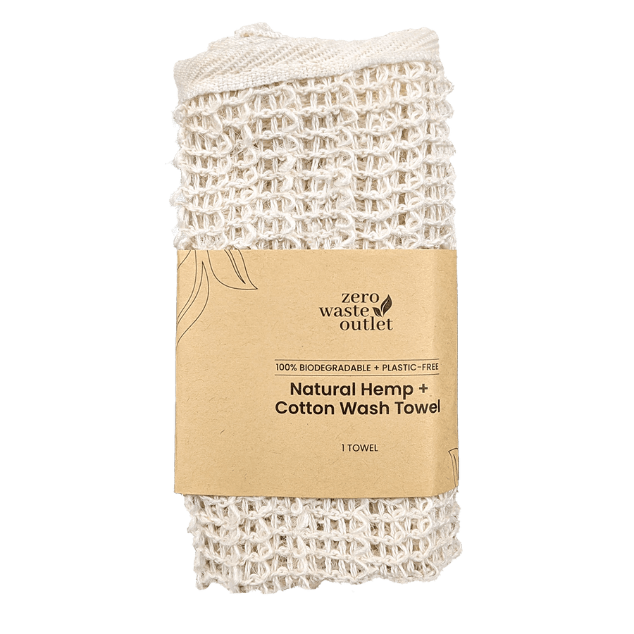 Hemp & Cotton Wash Towel - Zero Waste Outlet