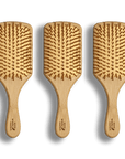 Large Paddle Style Bamboo Hairbrush - Zero Waste Outlet