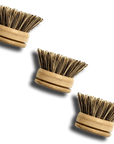 Long Handle Pot Brush Replacement Head - Wood/Sisal - Zero Waste Outlet