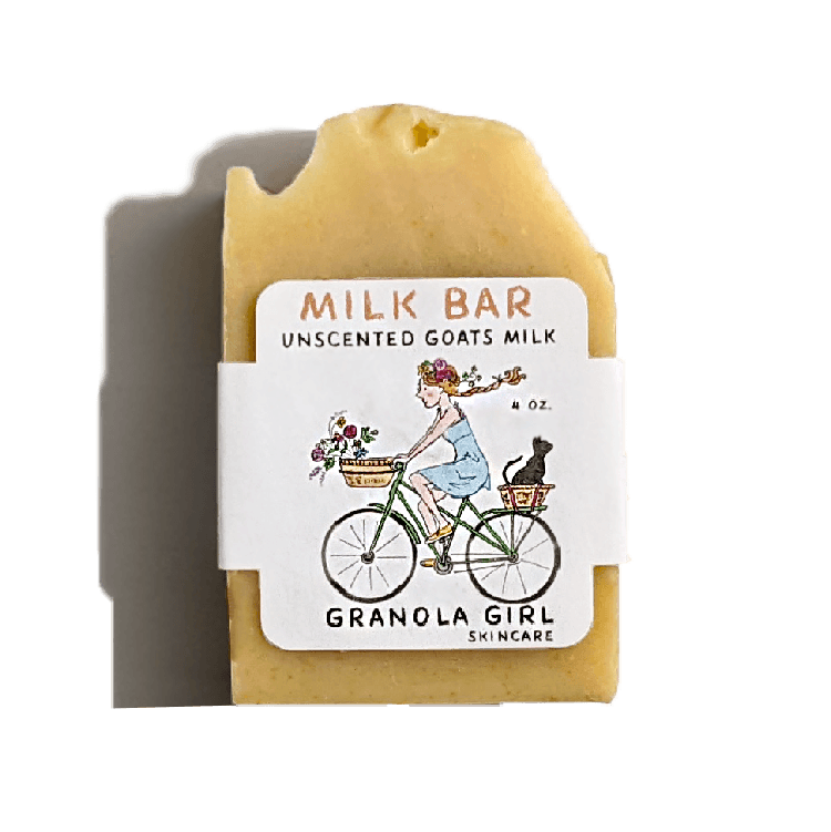 Milk Bar Soap - Unscented Goat&#39;s Milk - Zero Waste Outlet