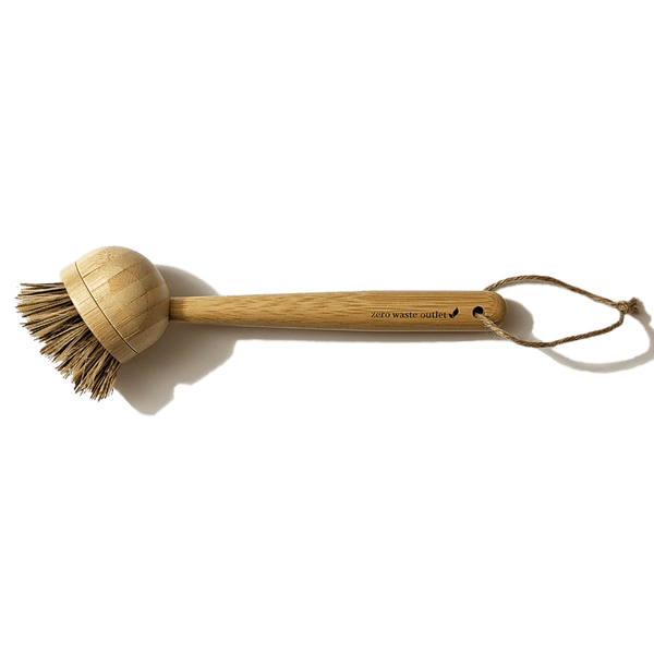 Zero Waste Modular Bamboo Dish Brush With Replaceable Head – Zero Waste  Outlet
