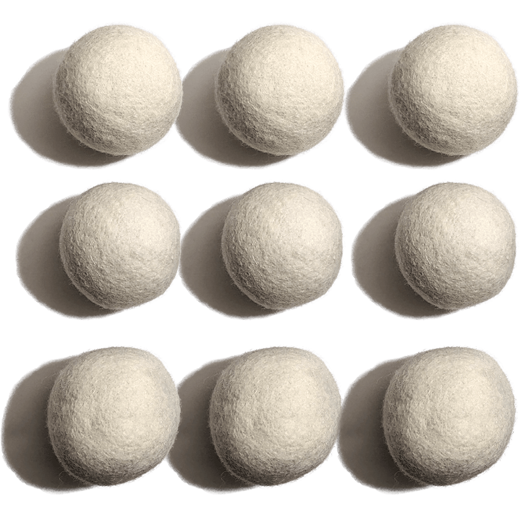 3Pack Organic Wool Dryer Balls Save Energy, No Plastic, Sustainable