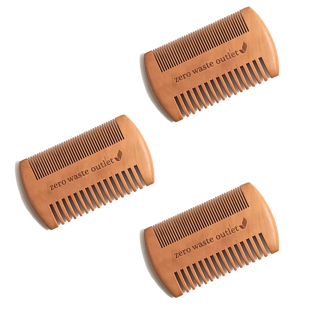 Pear Wood Pocket Comb - Zero Waste Outlet