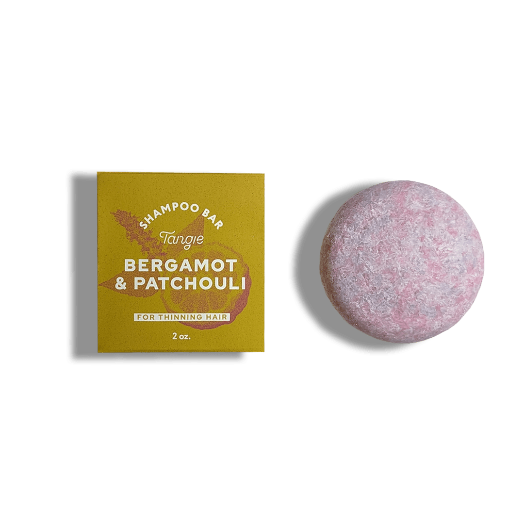 TANGIE - BERGAMOT & PATCHOULI - Shampoo Bar For Thinning Hair - Zero Waste Outlet