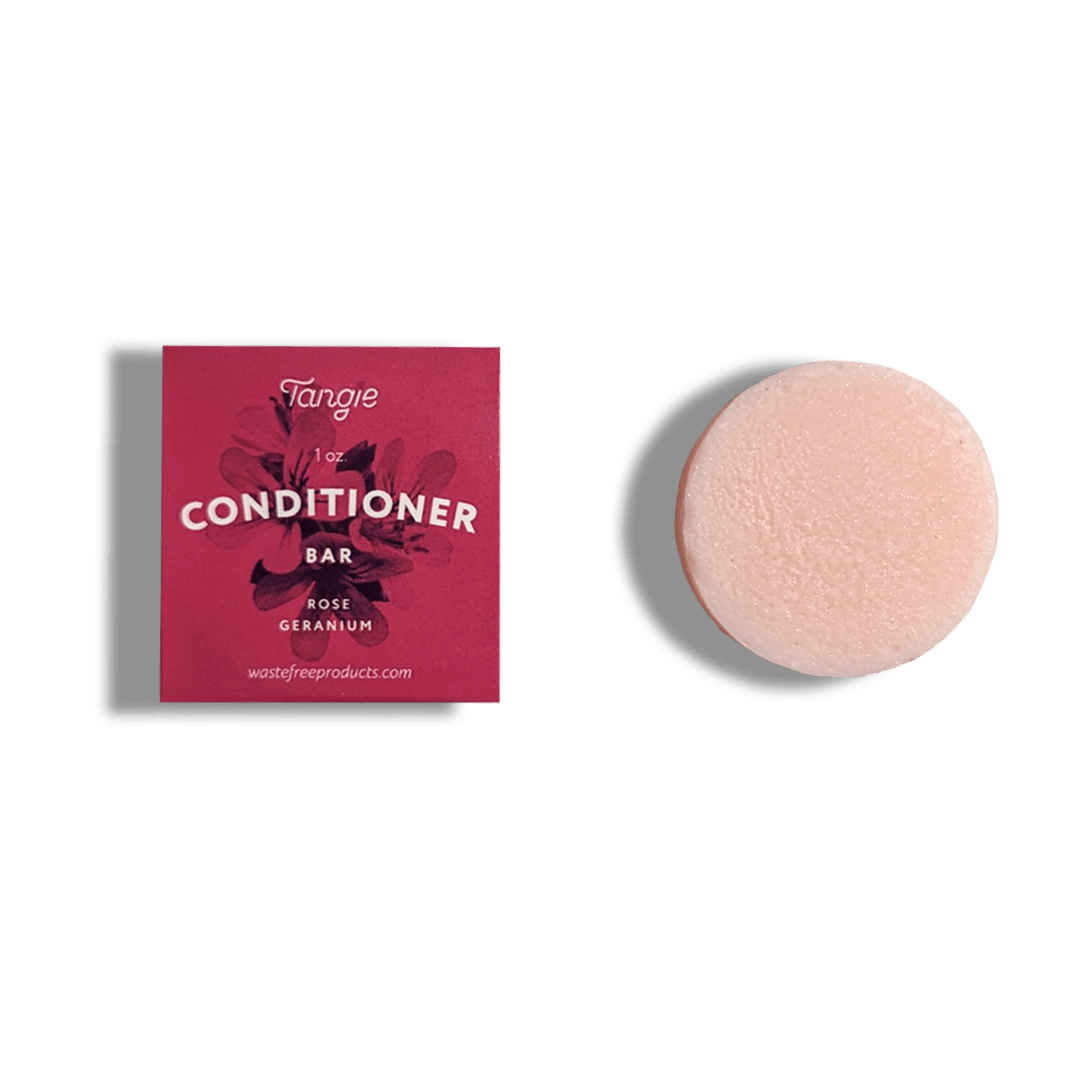 TANGIE - ROSE &amp; GERANIUM - Conditioner Bar - Zero Waste Outlet