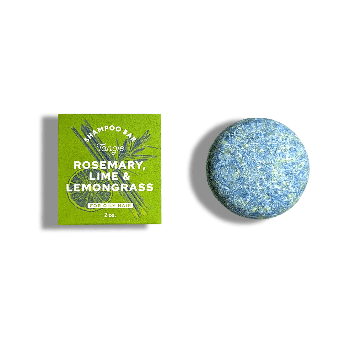 TANGIE - ROSEMARY-LIME-LEMONGRASS - Shampoo Bar for Oily Hair - Zero Waste Outlet