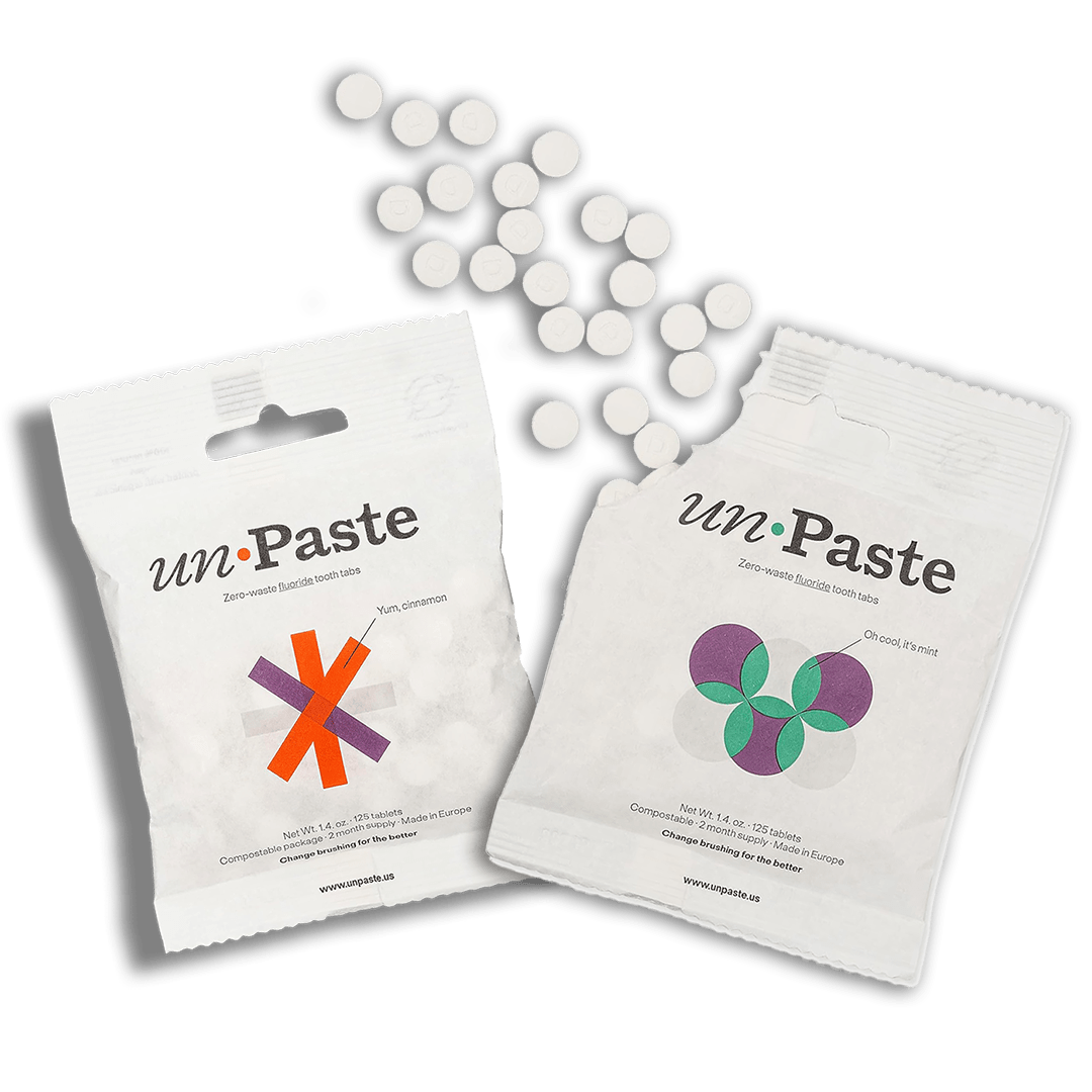 Unpaste Tooth Tabs With FLUORIDE - Vegan - Zero Waste Outlet