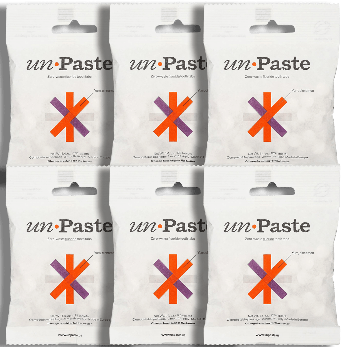 Unpaste Tooth Tabs With FLUORIDE - Vegan - Zero Waste Outlet