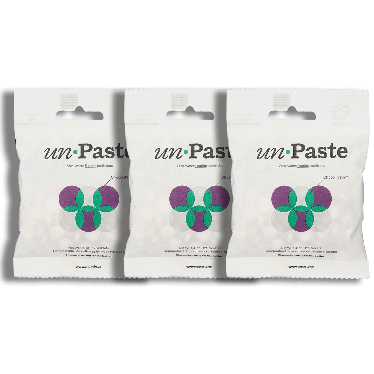 Unpaste Tooth Tabs With FLUORIDE - Vegan - Zero Waste Outlet